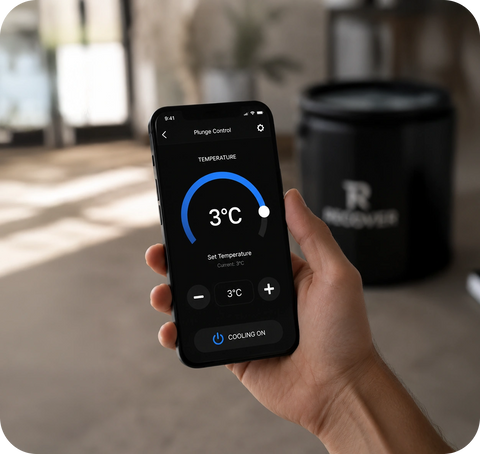 WiFi-controlled water chiller unit