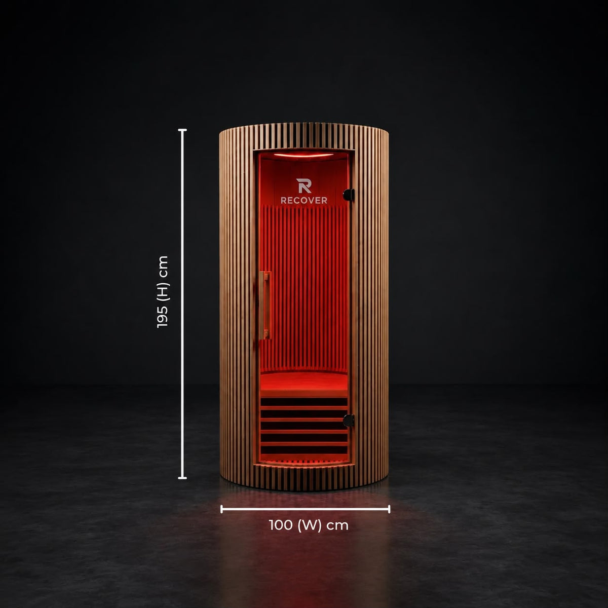 R Sauna - 1-2 Person Circle Far Infrared Sauna view 3