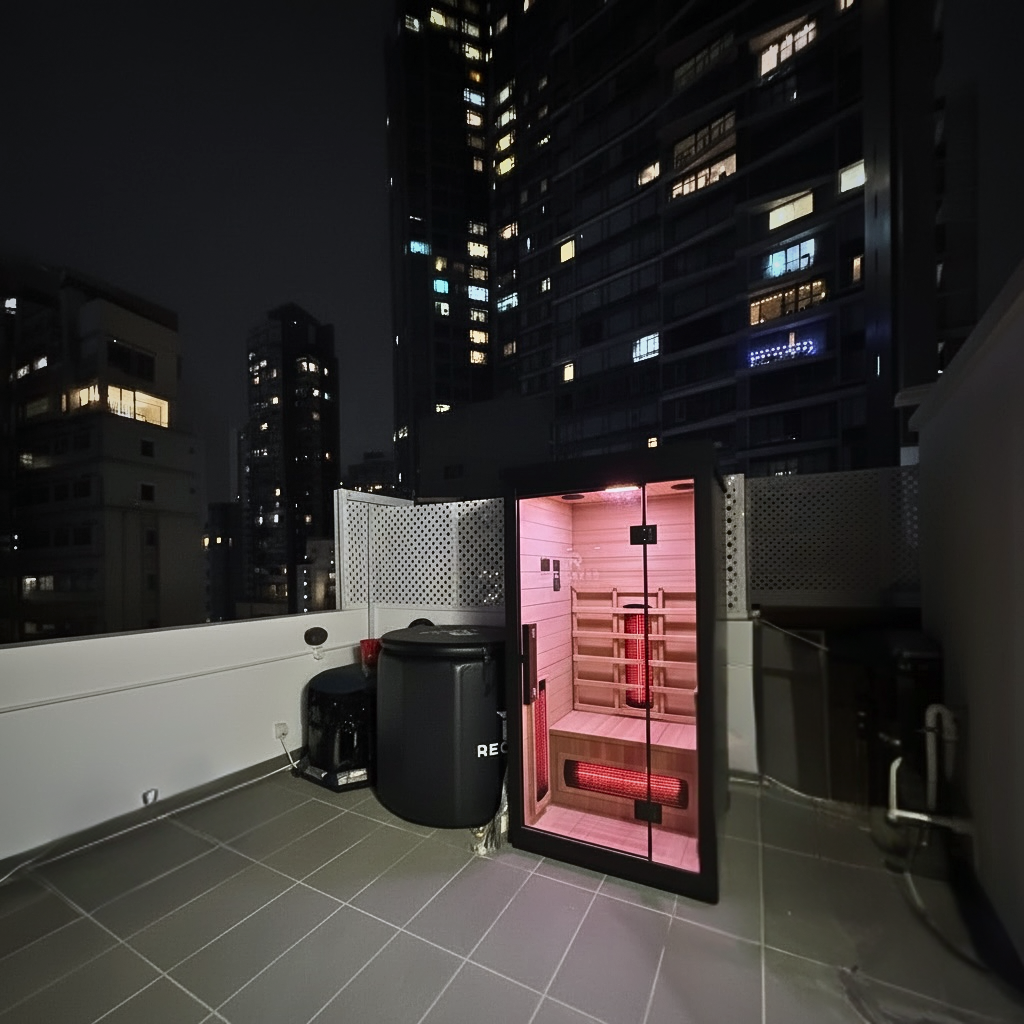 R Sauna - 1-2 Person Square Far Infrared Outdoor Sauna